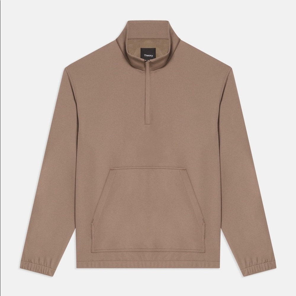 NWT Theory Men’s Reeve Half-Zip Sweater in Trainer Knit